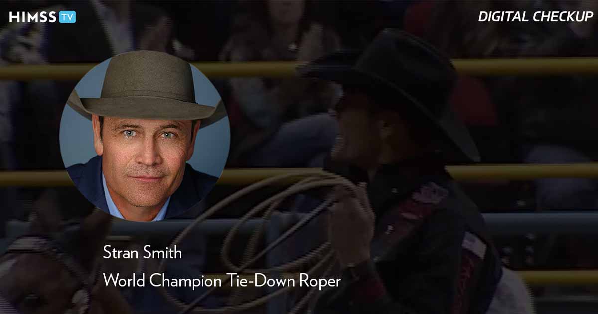 Stran Smith, Pro Rodeo Hall of Fame roping champion_2008 National Finals footage and image courtesy of PRCA_PFO patient animation courtesy of Abbott